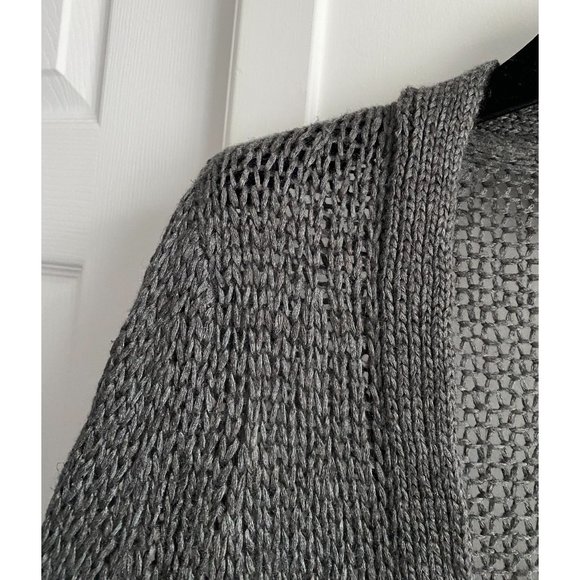 Inhabit Grey Silk/linen Cardigan, size P (XS). ** AS IS ** - Picture 3 of 8